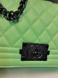 Quilted Faux leather bag