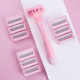 Disposable razor replaceable head